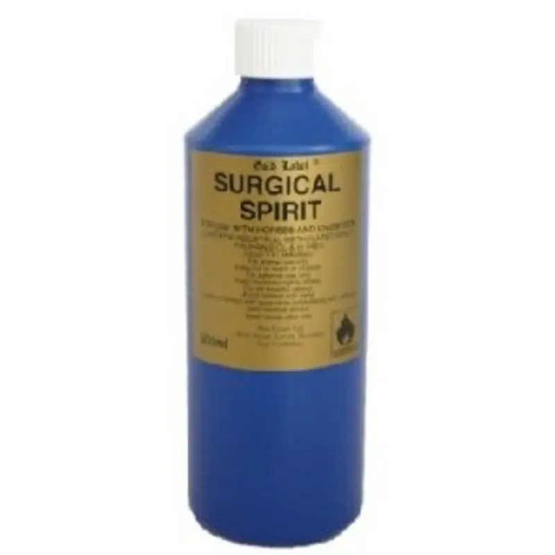 Label Surgical Spirit - Bottle Gold 500Ml