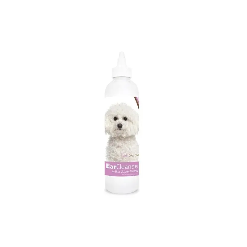 Healthy Breeds 8 Oz Bichon Frise Ear Cleanse With Aloe Vera Sweet Pea & Vanilla 8Oz