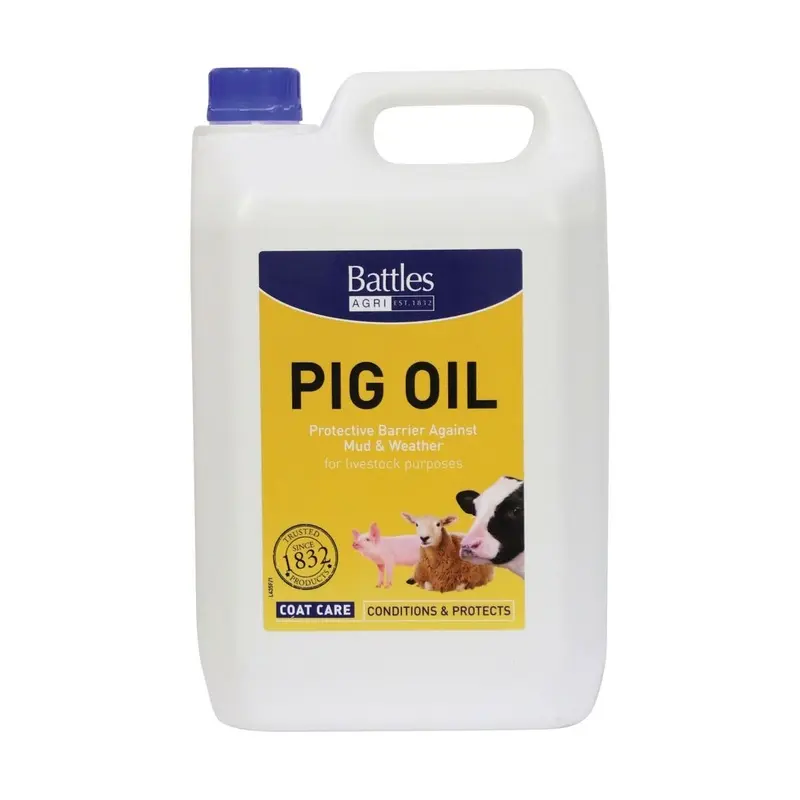 Battles Pig Oil Skin Conditioning - Litre Bottle Size 4.5
