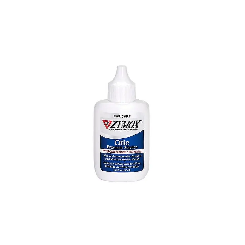 New Zymox Otic Enzymatic Solution With Hydrocortisone, 1.25 Oz (Pack Of 1) 1.25Oz
