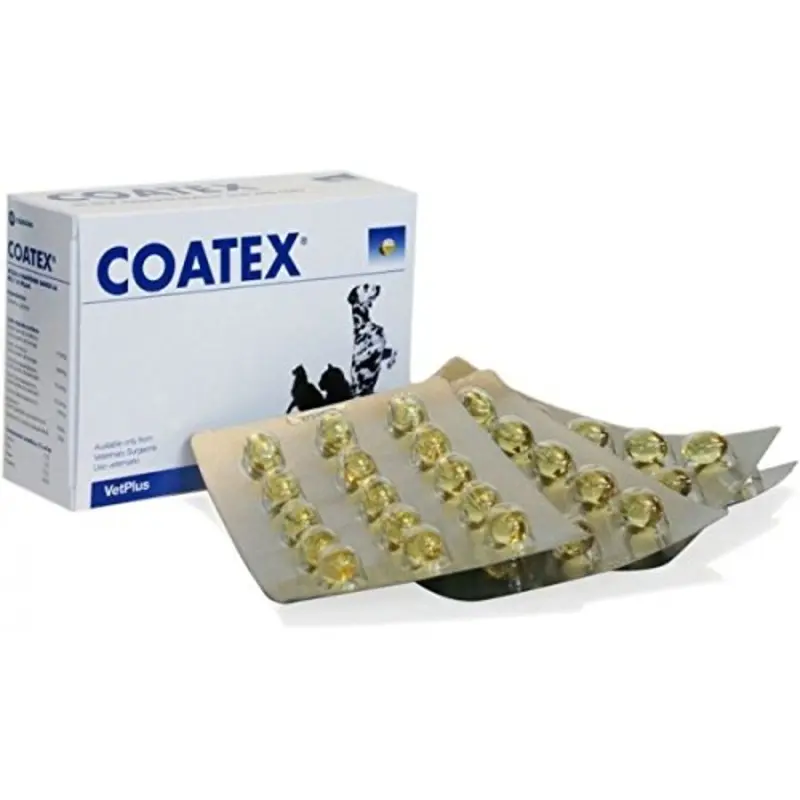 Coatex Sensitive Skin Capsules for Cats & Dogs 60