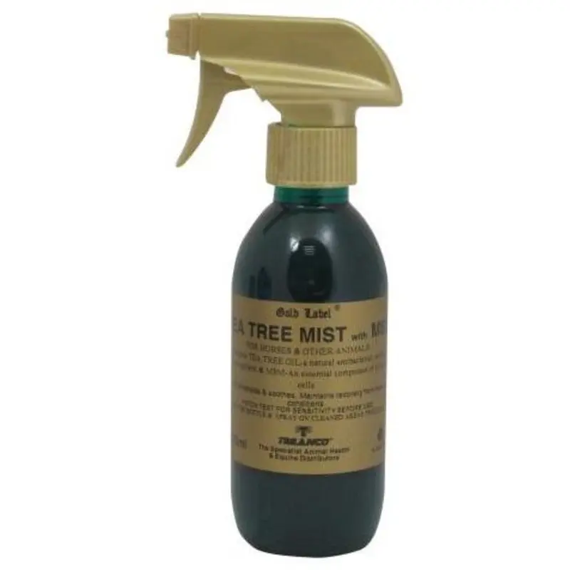 Label Tea Tree Mist Plus Msm For Horses - Spray Gold 250Ml