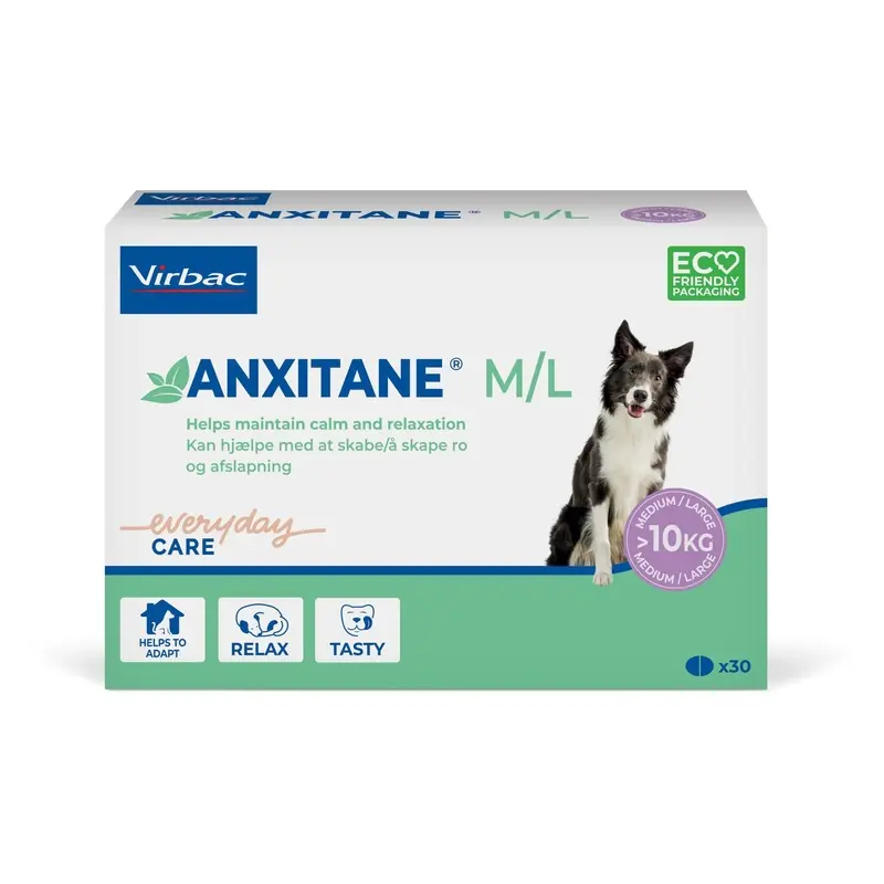 Virbac Anxitane Chewable Tablets - 30 Tablets Medium