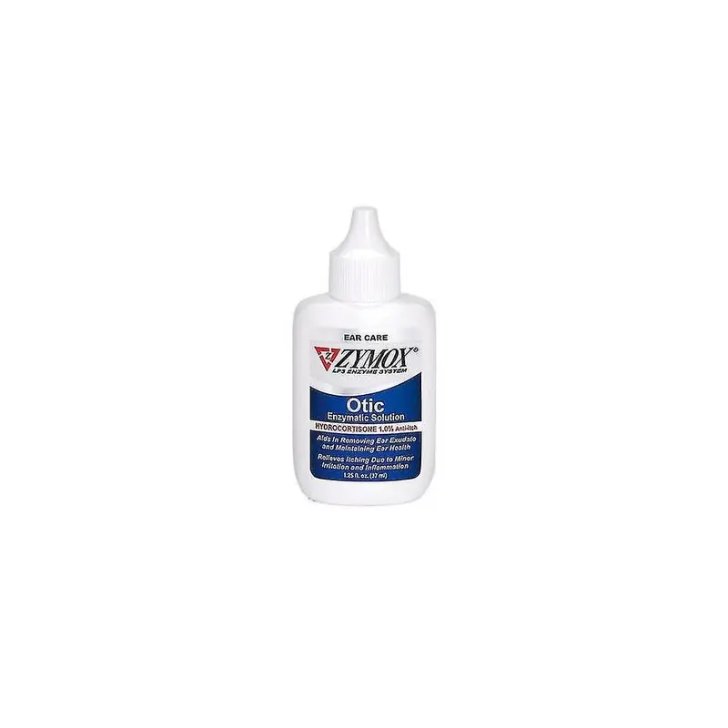 Zymox Otic Enzymatic Solution With Hydrocortisone, 1.25 Oz (Pack Of 1) 1.25Oz