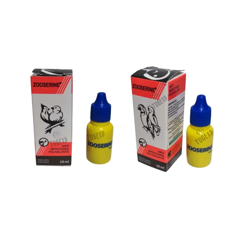New Avizoon 2X Zooserine For Bird Respiratory Treatment Intestinal Disorders