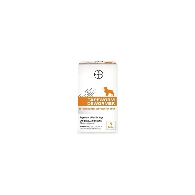 Elanco Us Inc For Dogs, Prazquantel Tablets 85437275 Size 5