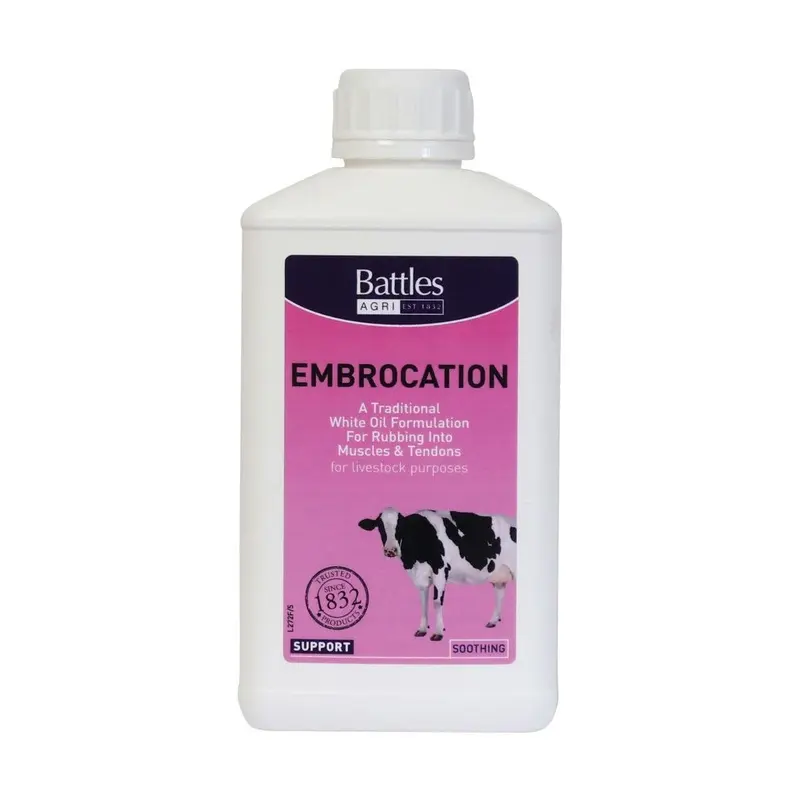 Battles Embrocation For Livestock - Bottle White 500Ml