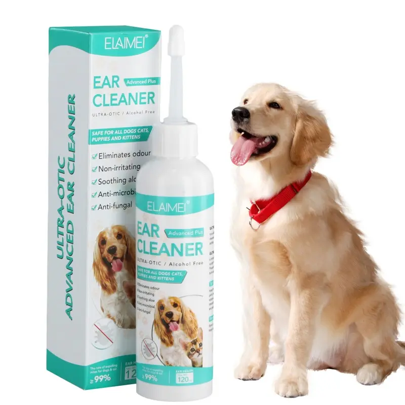Nivofu Dog Ear Cleaner Soothing Ear Cleaning Solution Ear Drops For Dogs Size 1
