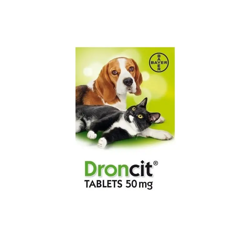 Droncit Tapeworm Worming Tablets Pack : Size 10