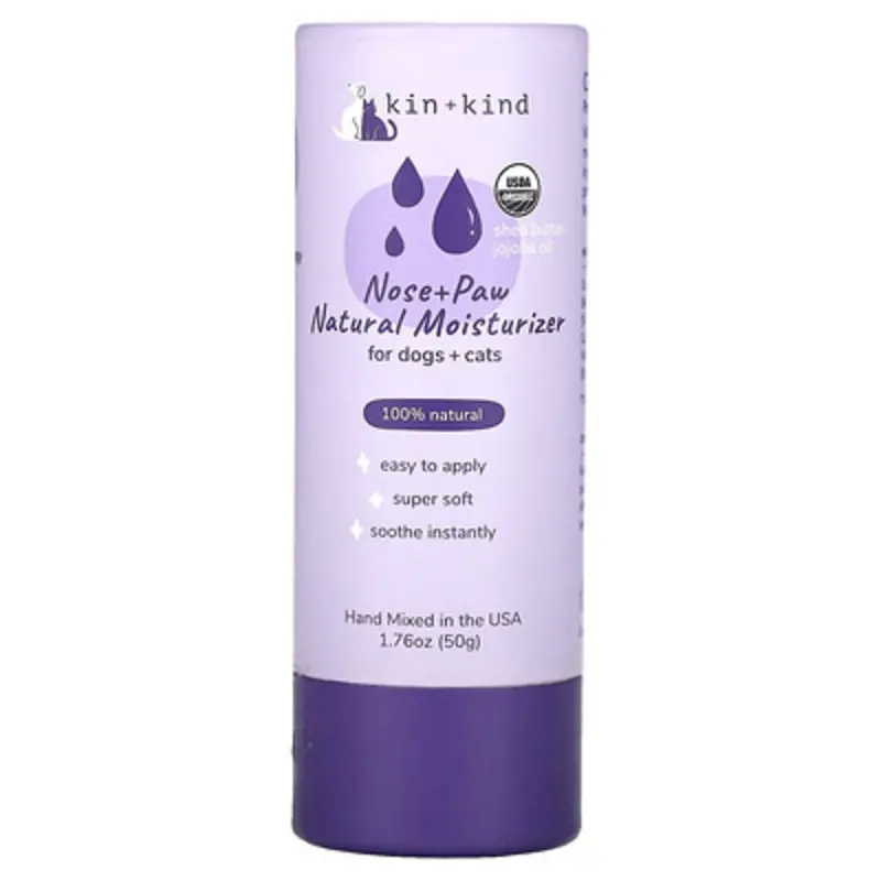 Kin+Kind , Nose & Paw Natural Moisturizer, For Dogs & Cats, 1.76 Oz (50 G)