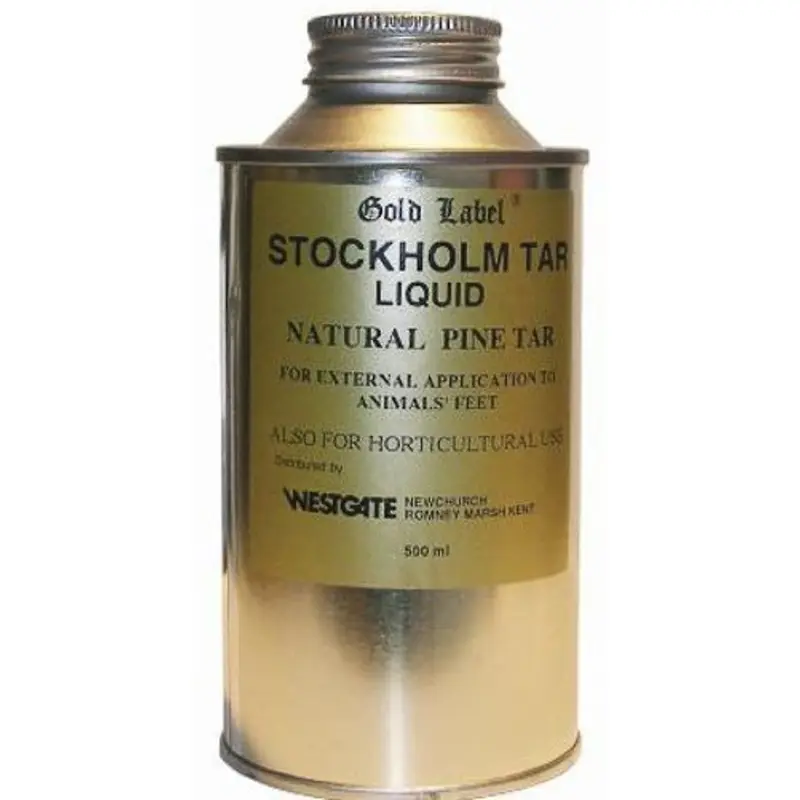Label Stockholm Tar - Liquid Tar - Bottle Gold 500Ml
