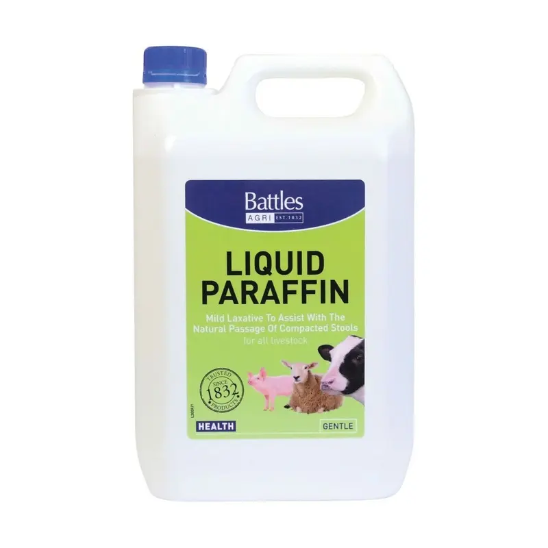 Battles Liquid Paraffin B.p Laxative - Litre Bottle Size 5
