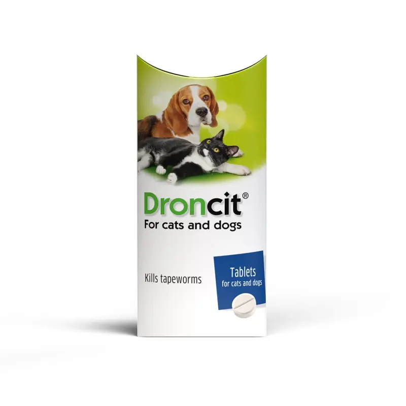 Droncit Tapeworm Worming Tablets Pack : Size 8