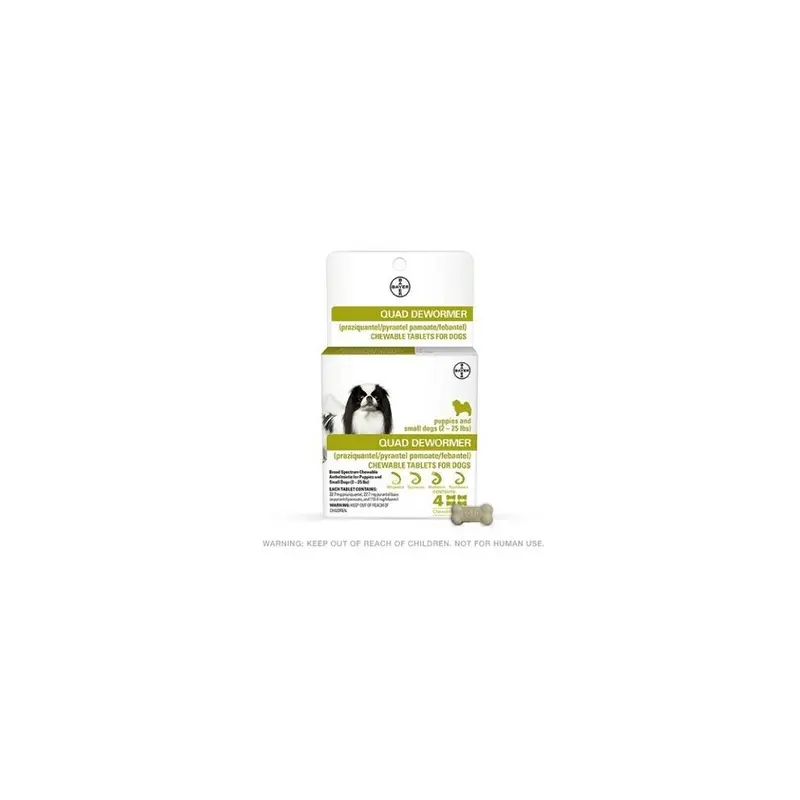 New Bayer Chewabale Tablets For Dogs 2-25-Lbs., 4-Pk. -00724089113351 Small