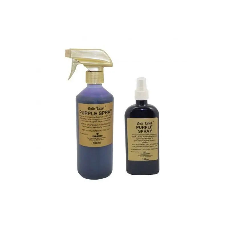 Label Spray For Horses - Aerosol Gold/Purple 200Ml