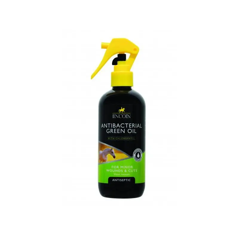 Lincoln Wound Care Antibacterial Oil - Spray Green 250Ml