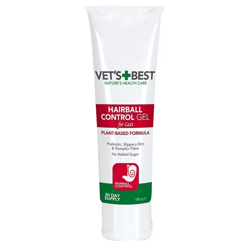 Vets Best Cat Hairball Relief Digestive Aid Gel 100G
