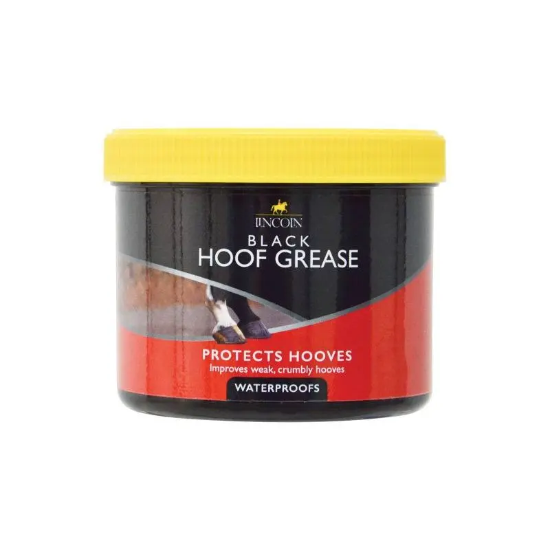 Lincoln Hoof Grease For Horses - Tub Black 400G