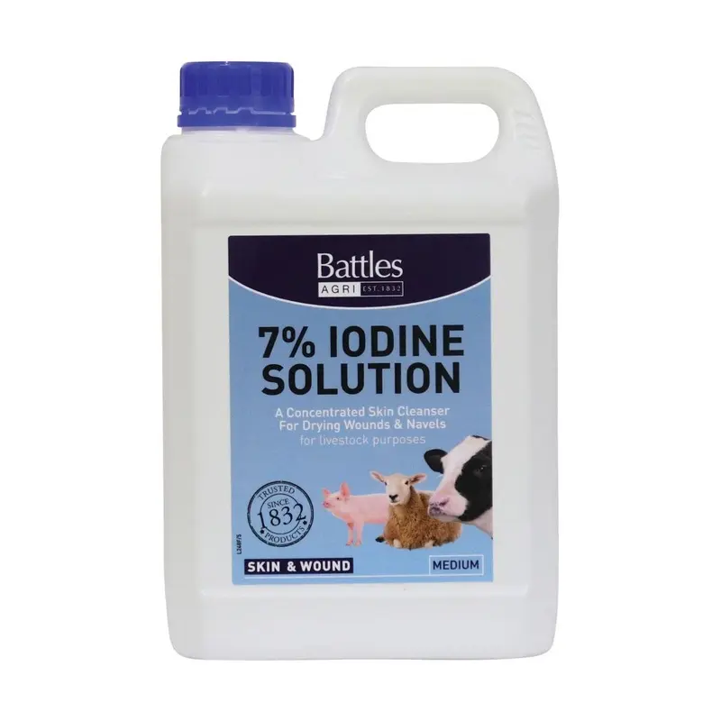 Battles 7% Strong Iodine Solution - Bottle 2L