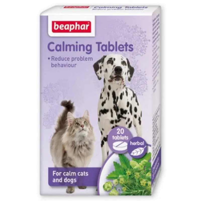 Beaphar Cat & Dog Calming Tablet 20Tabs - Pack Of 6