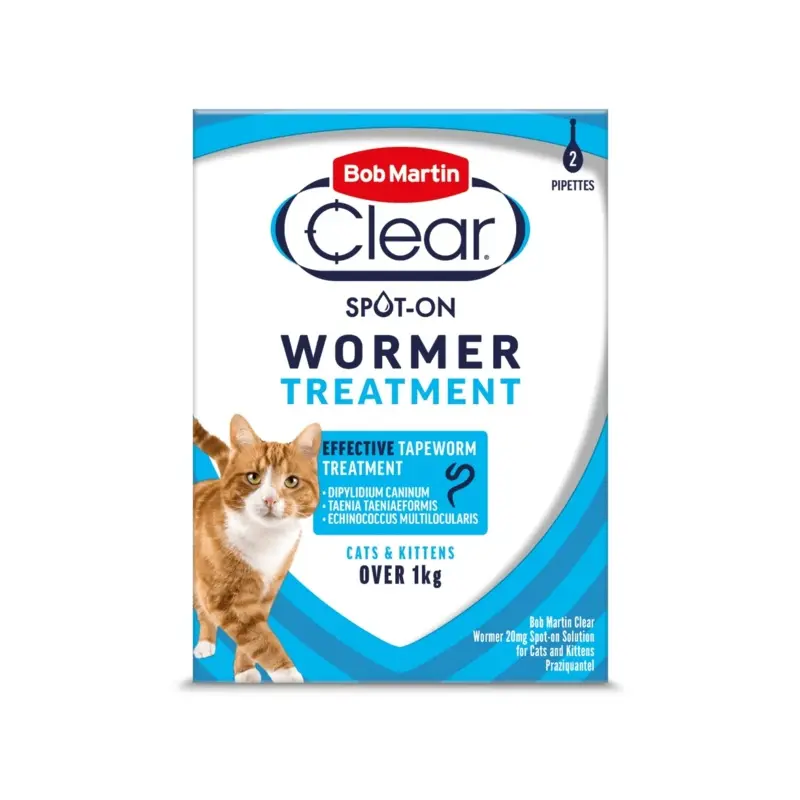 Bob Martin Clear Spot-On Wormer For Cats & Kittens | : Pipettes Size 4