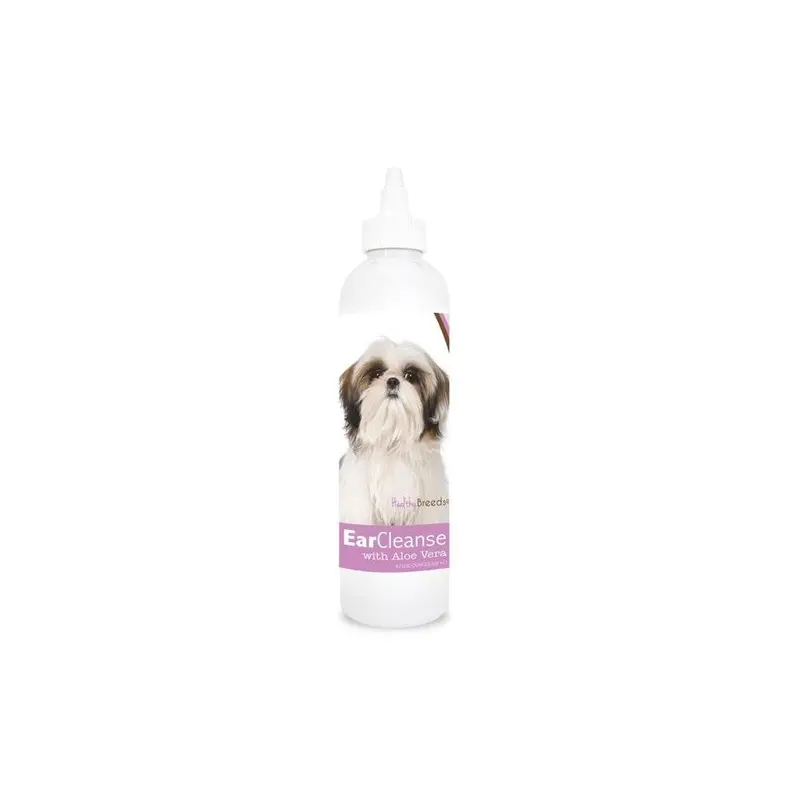 Healthy Breeds 8 Oz Shih Tzu Ear Cleanse With Aloe Vera Sweet Pea & Vanilla 8Oz