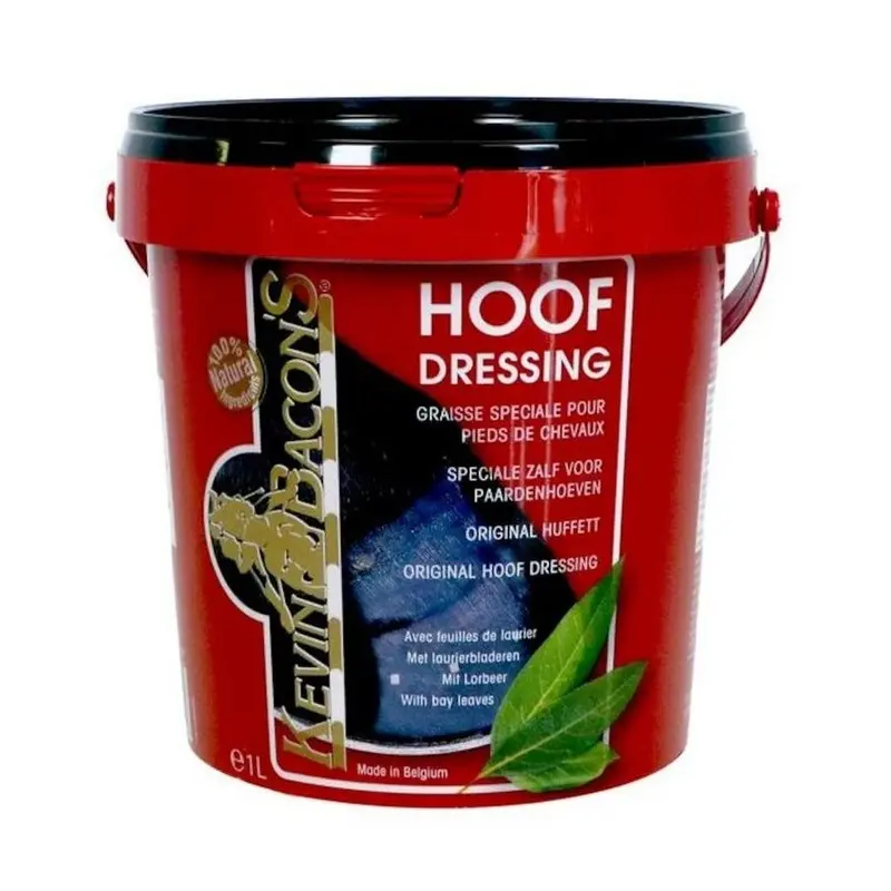 Kevin Bacon Kevin Bacons Hoof Dressing For Horses - Ash Based - Litre Tub Size 2.5
