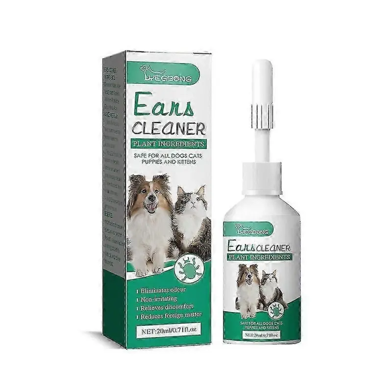 Mens (1Pc, One ) Ear Drops For Pets Dogs Cats Ear Wax Kills Mites Mite Clear Size 1