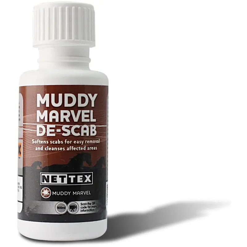 Nettex Muddy Marvel De-Scab For Horses - Bottle 100Ml
