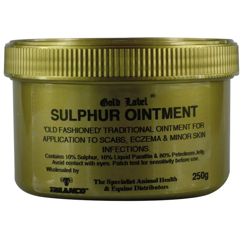 Label Sulphur Ointment - Gold 500G