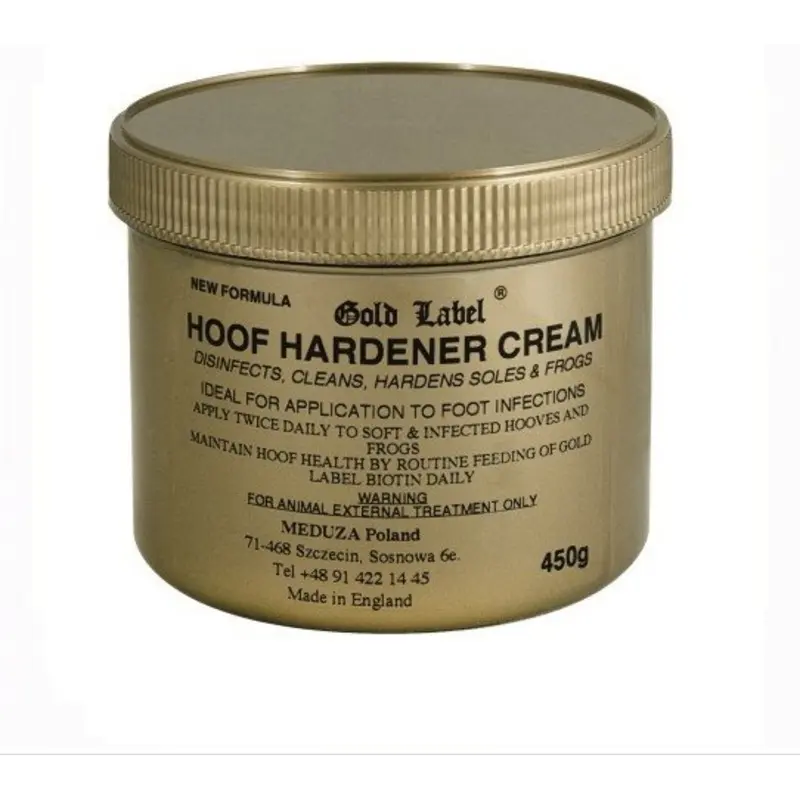 Label Hoof Hardener For Horses - Tub Gold/Cream 450G
