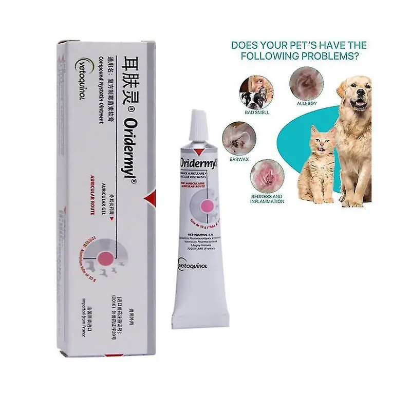 New Ear Skin Ling Genuine Dog And Cat Fungus Ear Itching Ear Odor 2024 10G