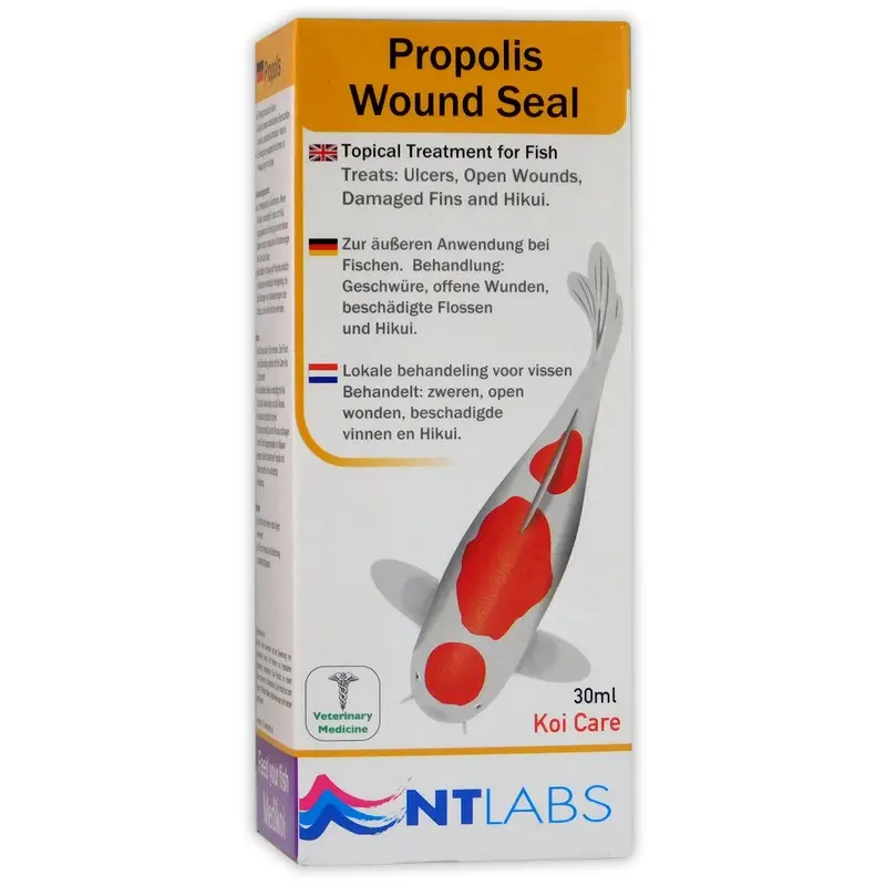 Nt Labs Propolis Koi Carp Open Damaged Wound Scales Skin Sealing Cleaning Pond
