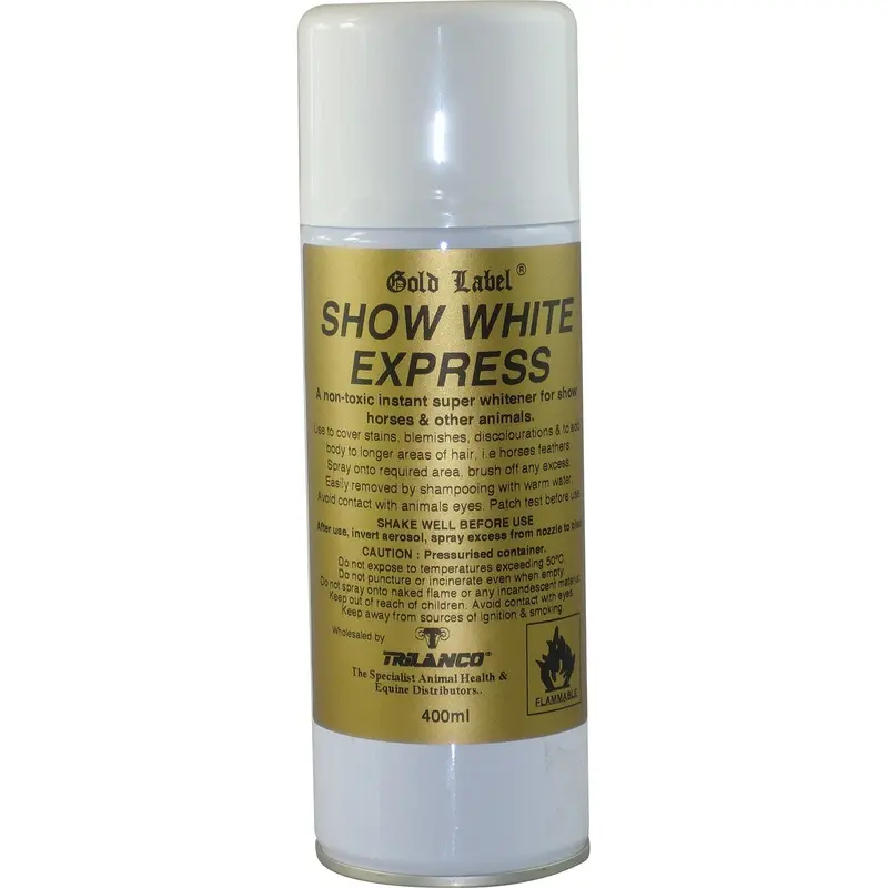 Label Show Spray For Horses - Express - Gold/White 400Ml