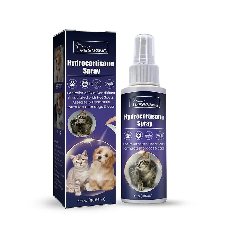 New Hydrocortisone Spray Pet Anti Itching Spray For Dogs And Cats 2023
