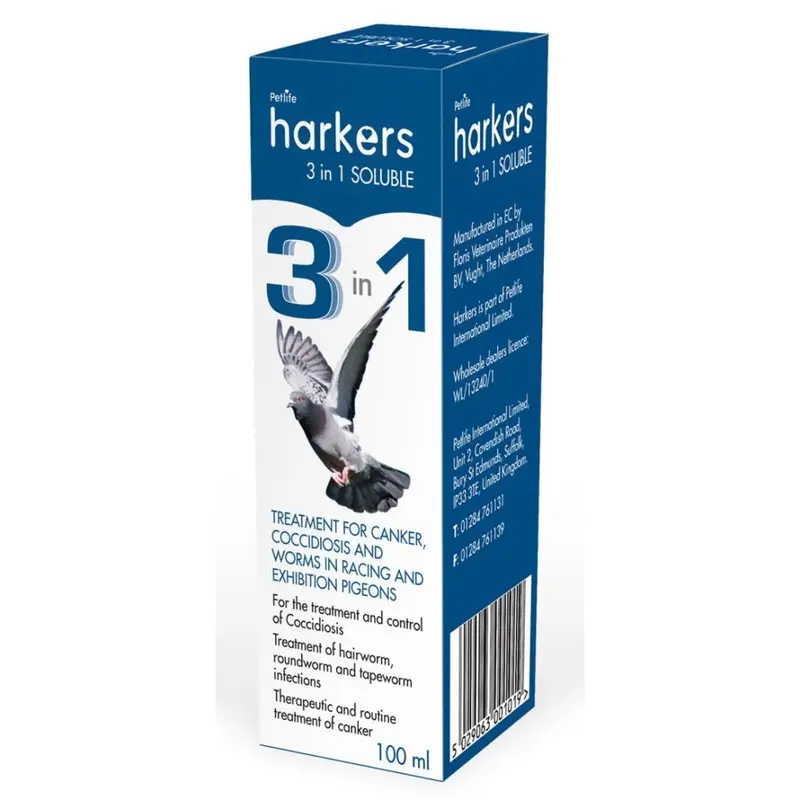 Pet Life Harkers 3 In 1 Soluble 100Ml 3In