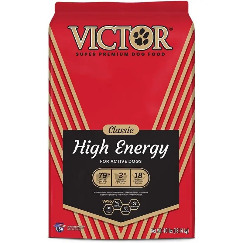 Victor High Energy Dry Dog Food 40lb
