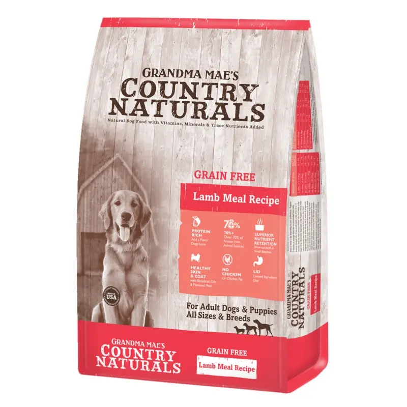 Grandma Mae's Lamb Grain-Free Dry Dog Food 25lb