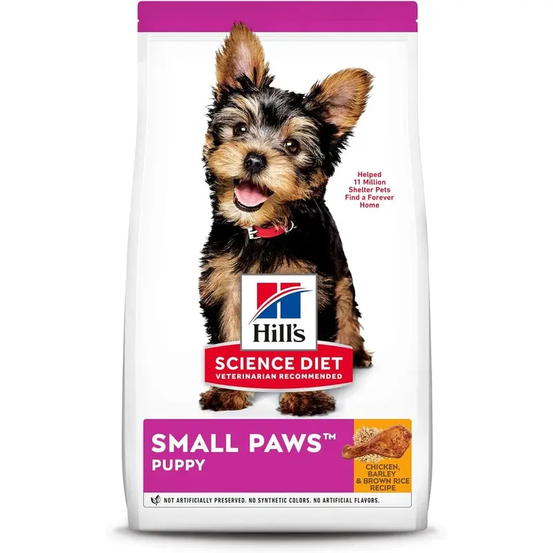 Hill's Science Diet Puppy Small & Mini Chicken & Brown Rice Dry Dog Food 12.5lb