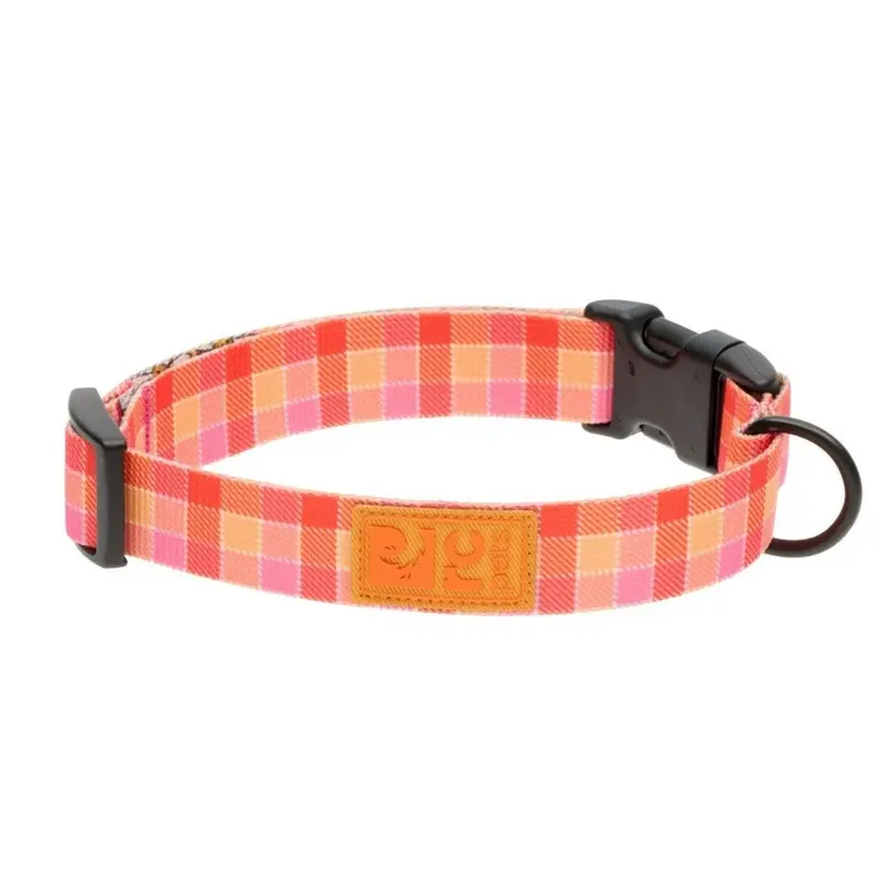 RC Pets Eco Clip Dog Collar Medium Gleeful Gingham