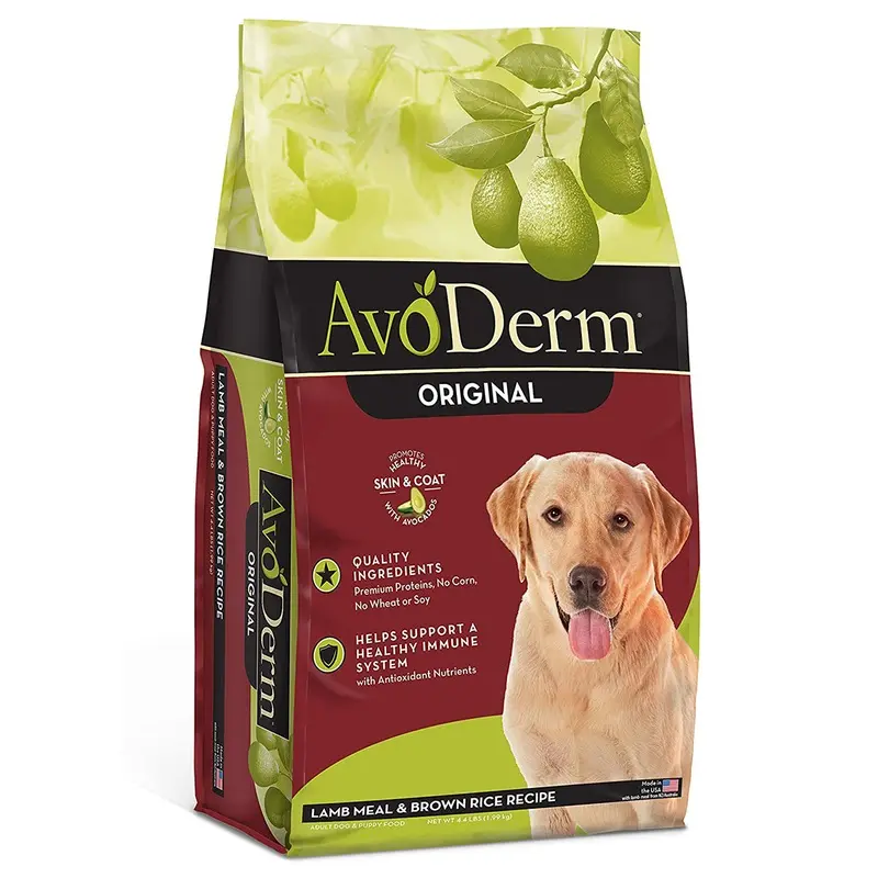 AvoDerm Dry Dog Food - Lamb & Brown Rice - 4.4lb Bag