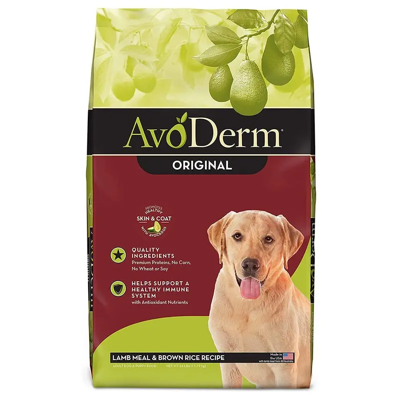 AvoDerm Original Dry Dog Food - Lamb & Brown Rice - 26lb Bag