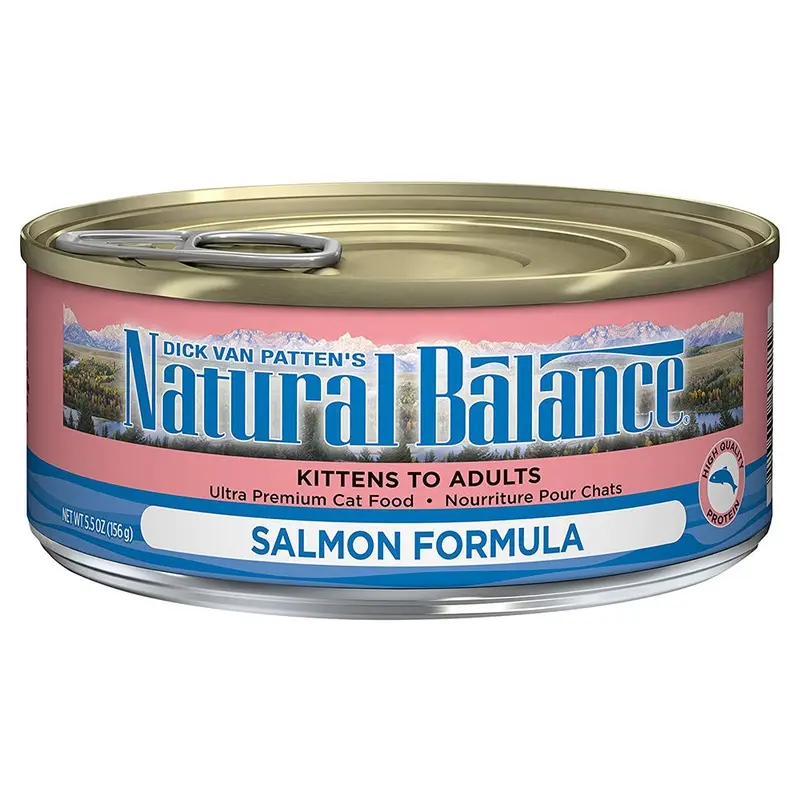 Natural Balance Ultra Premium Wet Cat Food - Salmon Formula - 5.5oz Can
