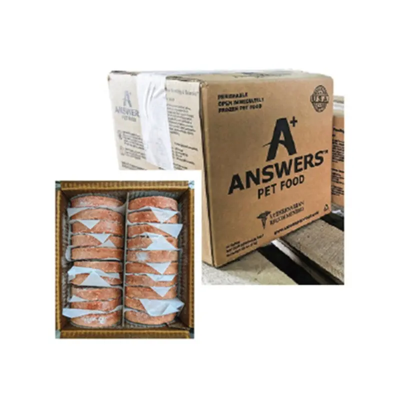 A+ Answers Detailed Raw Beef Dog Food 20 lb
