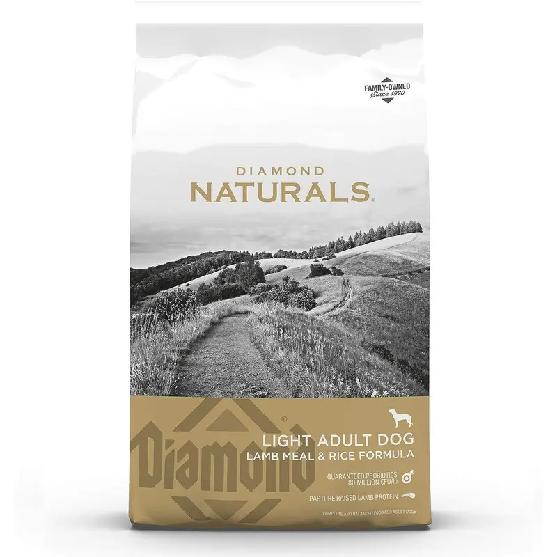 Diamond Naturals Light Adult Dog Lamb Meal & Rice Dry Dog Food 15lb