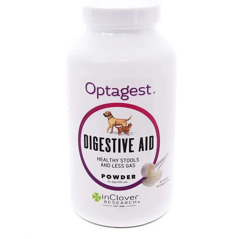 inClover Optagest Prebiotics & Enzymes Supplement Powder for Dogs and Cats 300gm