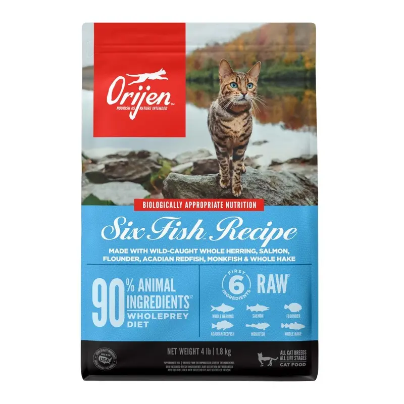 Orijen Animal Supply Orijen Cat 6 Fish 4lb