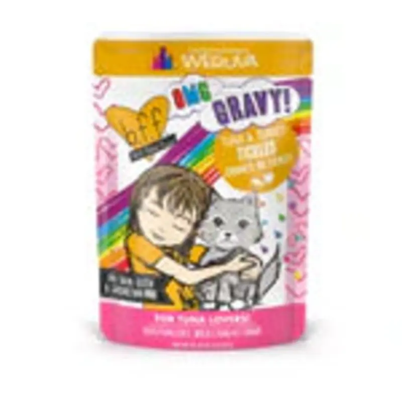 BFF OMG Wet Cat Food - Tuna & Turkey Tickles - 3oz Pouch