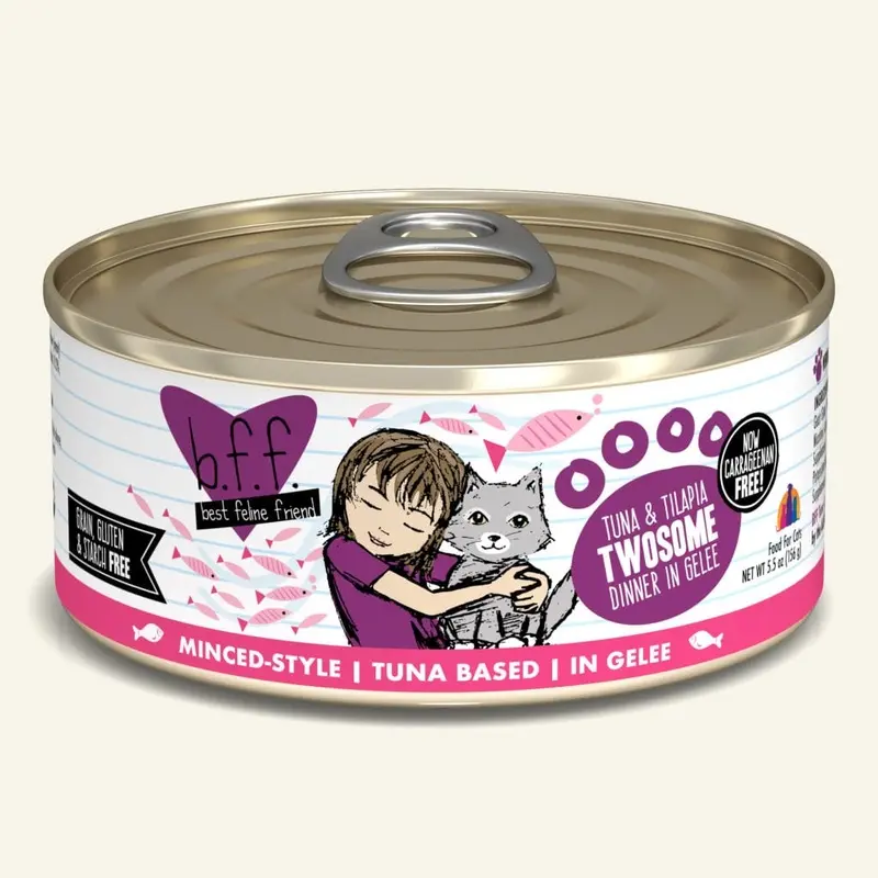 BFF Tuna & Tilapia Twosome Dinner in Gel 5.5oz