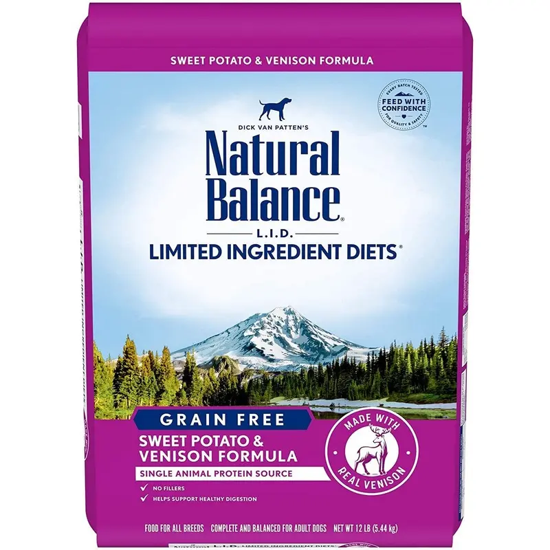 Natural Balance LID Limited Ingredient Diet Dry Dog Food - Venison Sweet Potato - 12lb